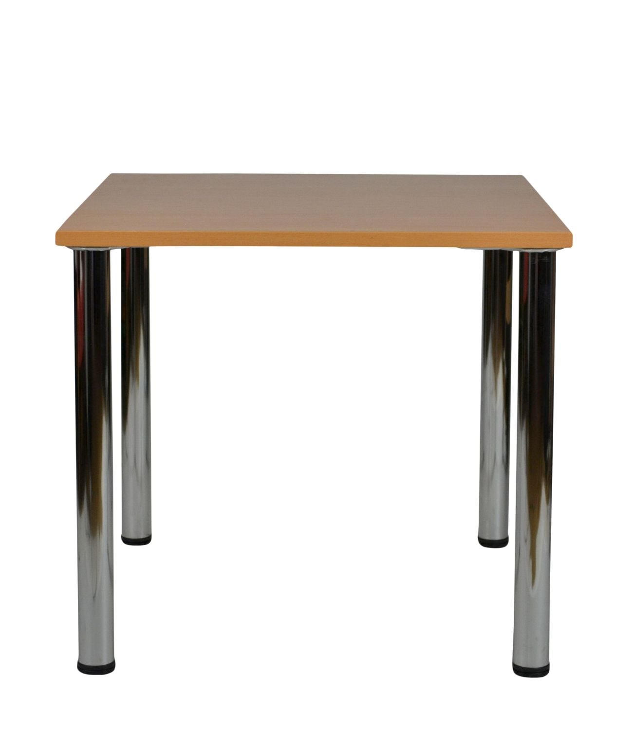 Tisch_mit_Metallbeinen_seite Tisch mit Metallbeinen Rollstuhl unterfahrbar