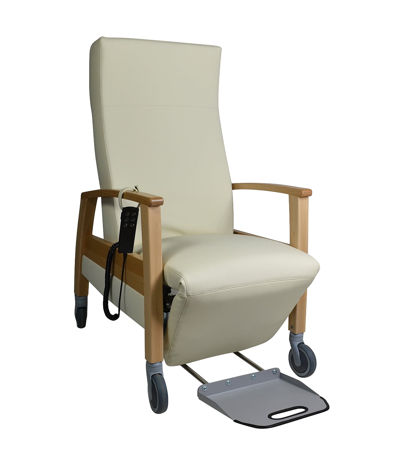 Pflegesessel mit Rollen Ganda Relax mit Fussbrett Pflegesessel mit Rollen Ganda Relax mit Fussbrett