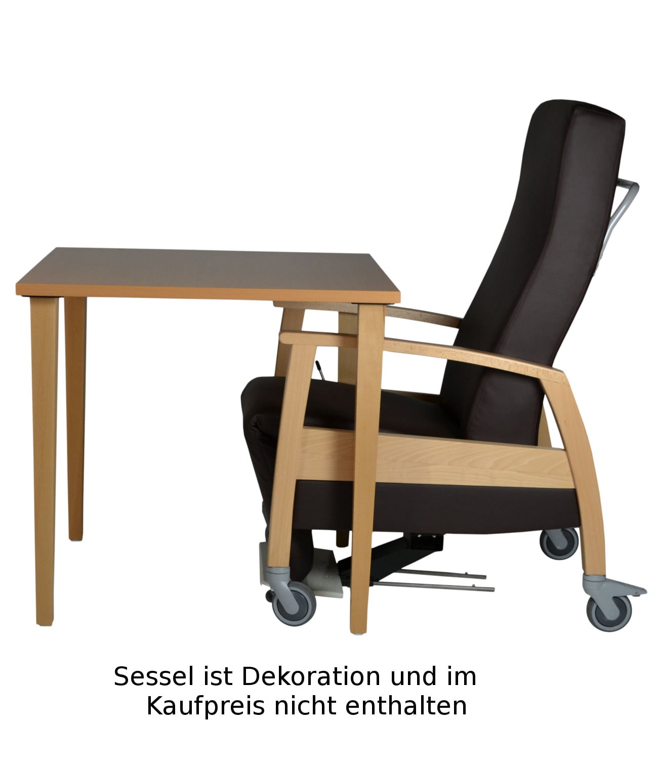 Tisch Rollstuhl unterfahrbar Almada