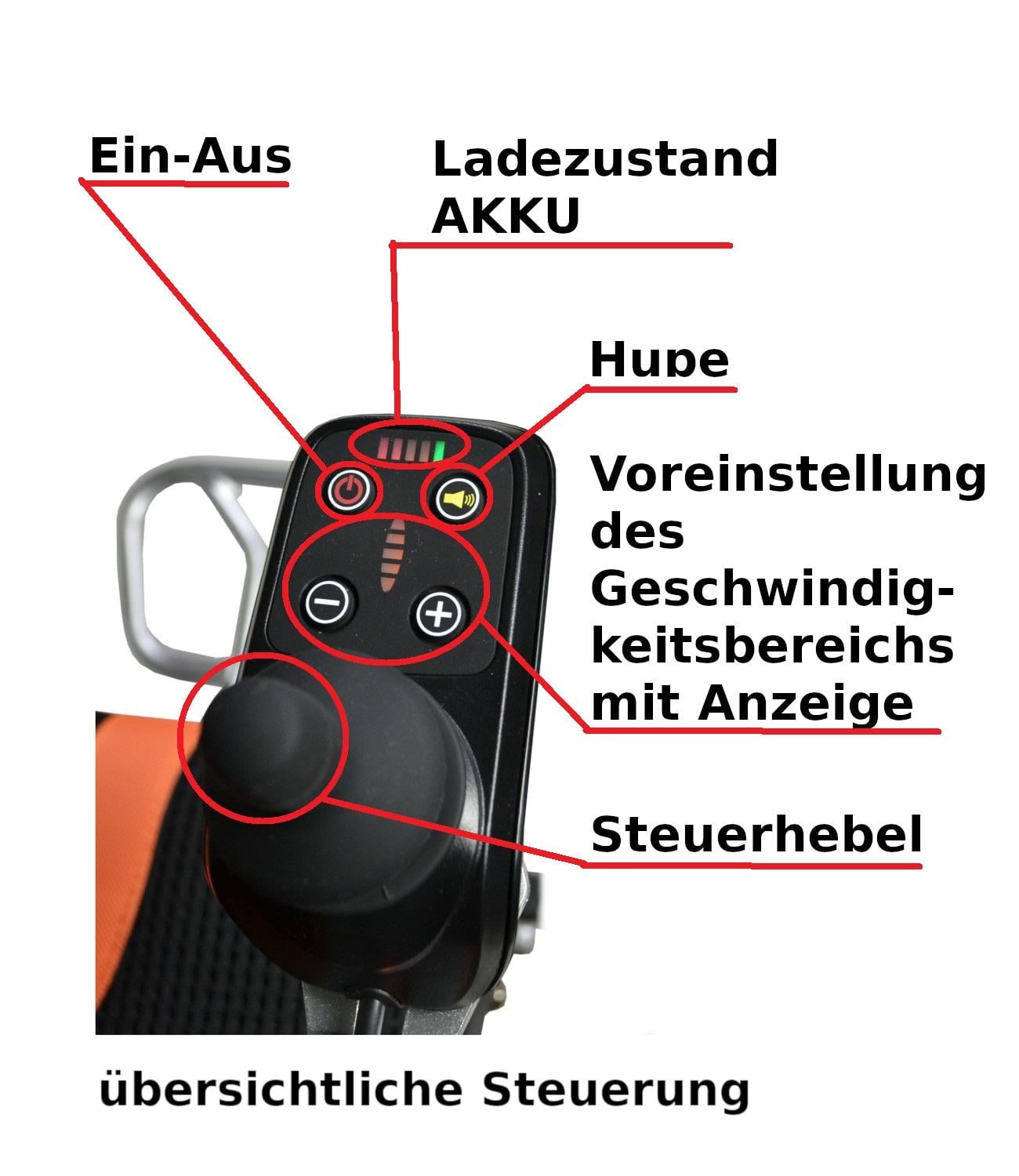 steuerung-E-Stuhl3xC5F4KJFql9R Elektrorollstuhl faltbar TANAS für Innen und Außen