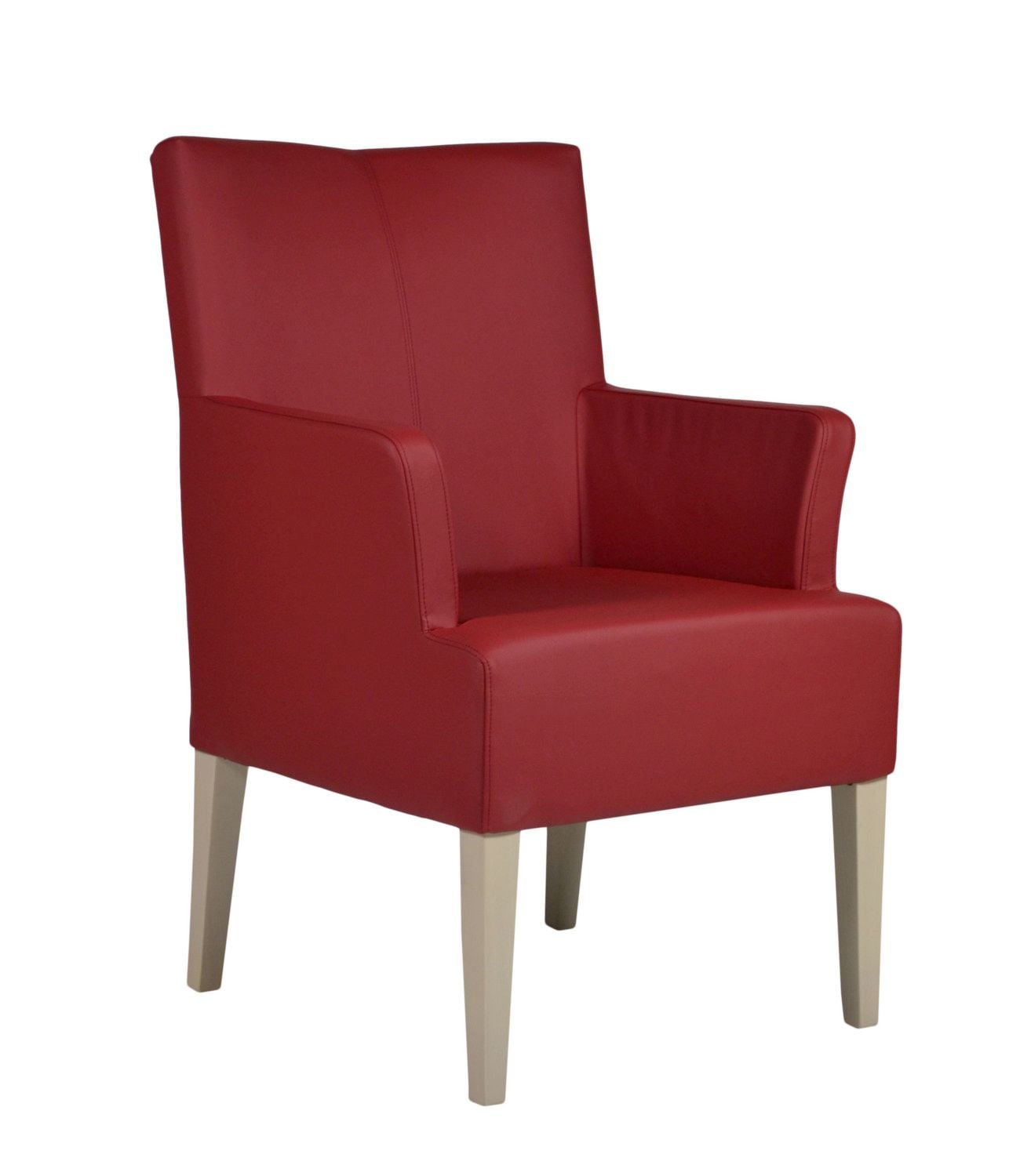 Polstersessel_Lorca_Heime_KL_rot_front Sessel für Senioren Lorca