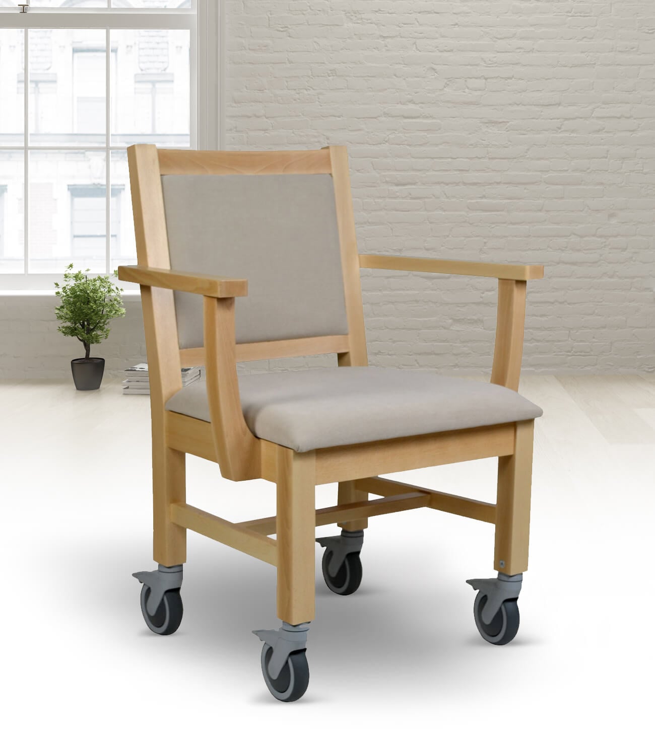 max1 Stuhl mit Rollen für Schwergewichtige Max XXL EXPRESS