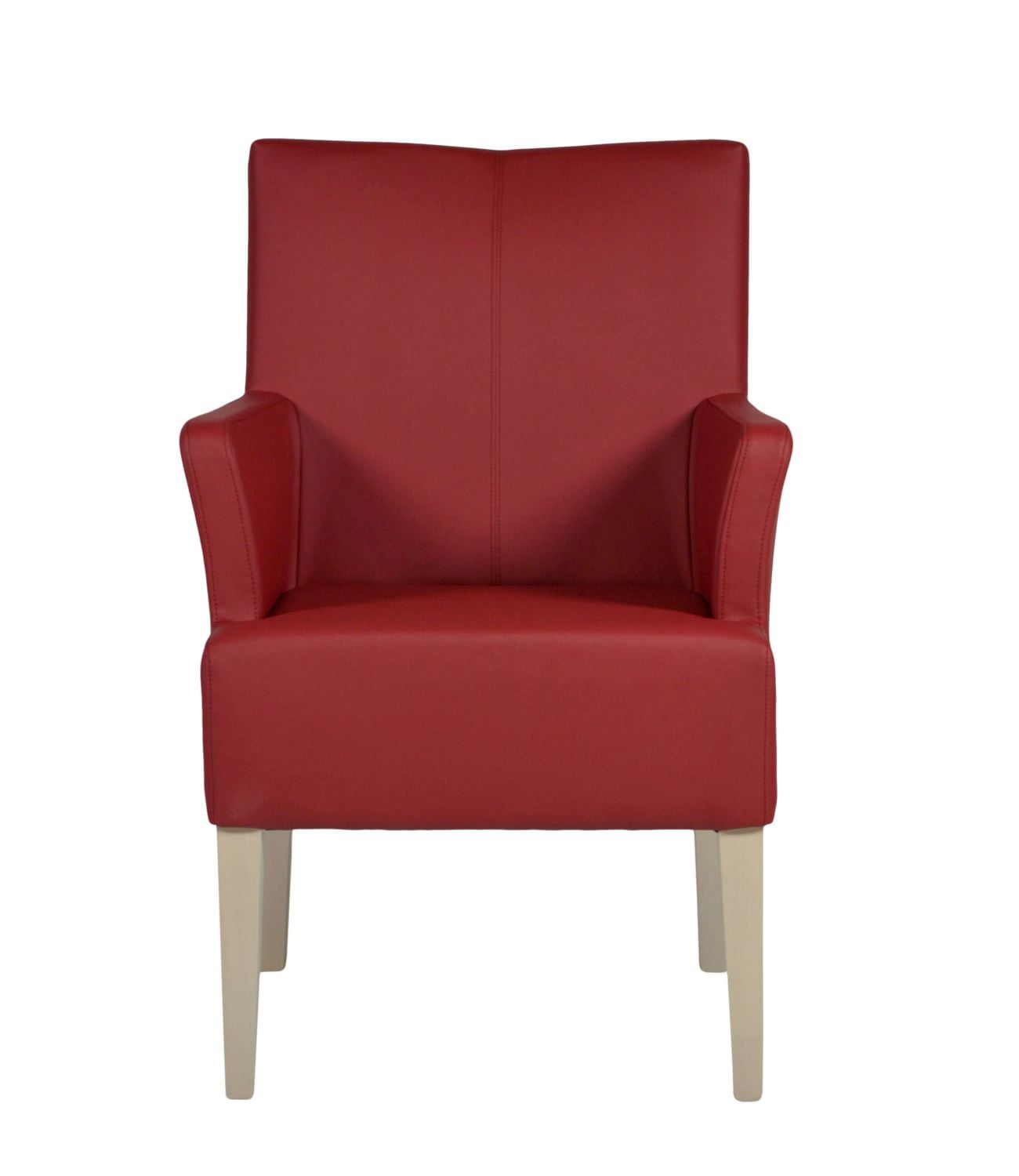 Polstersessel_Lorca_Heime_KL_rot_front1 Sessel für Senioren Lorca