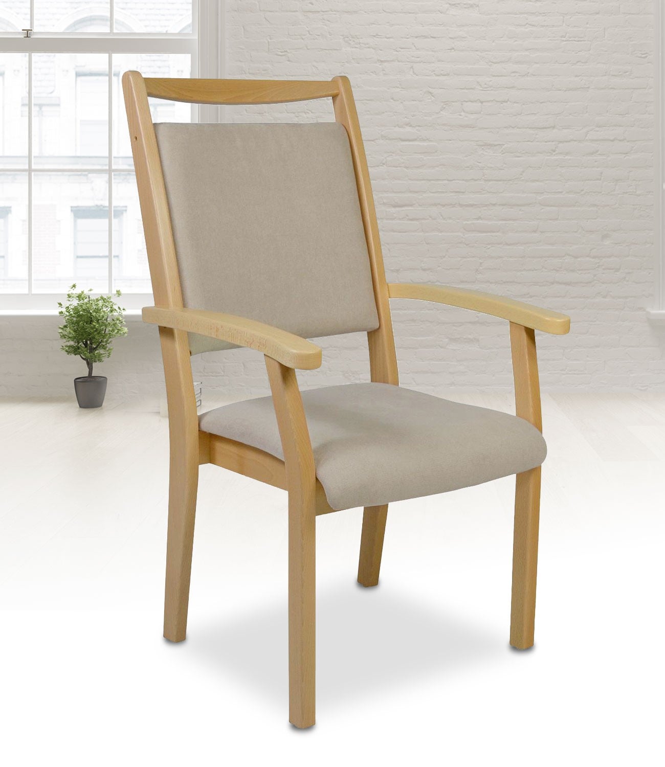 Chaise pour personnes âgées KERRY avec poignée dorsale