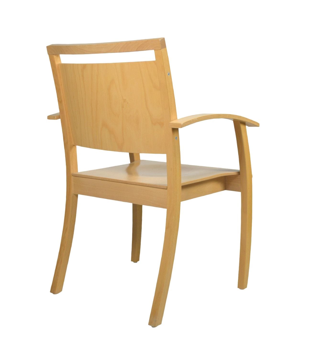 Denia_4 Holzstuhl ohne Polster für Senioren Denia